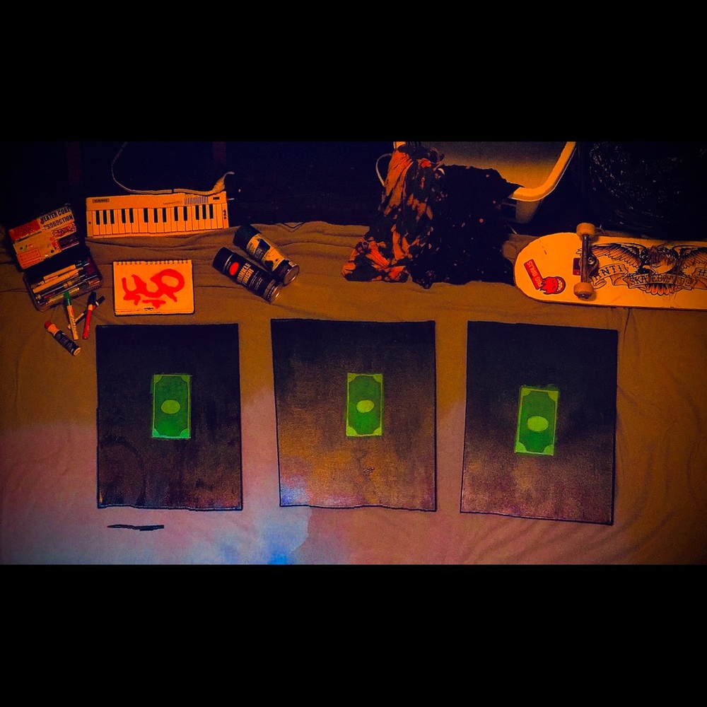 Moneys. 15 a piece/ 30 for set. 20”x16”x3/4”